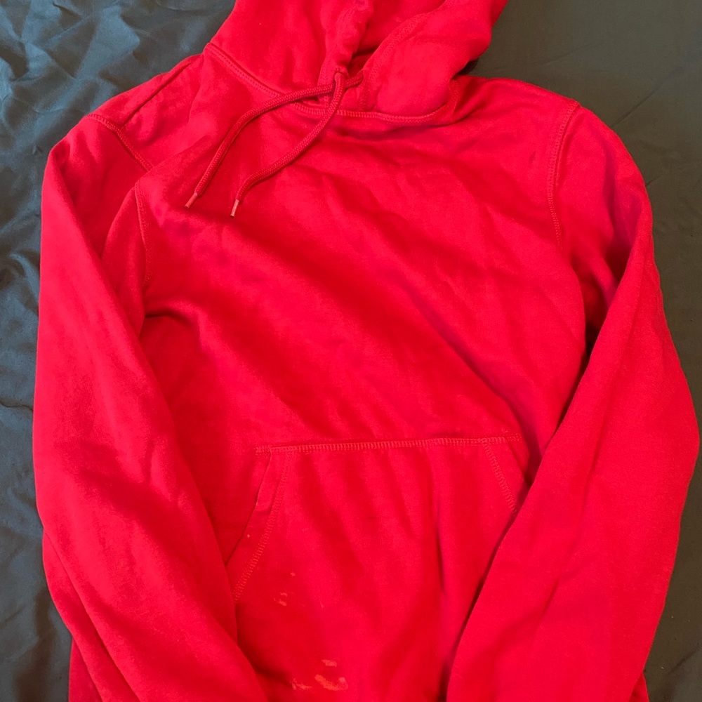 Red hoodie